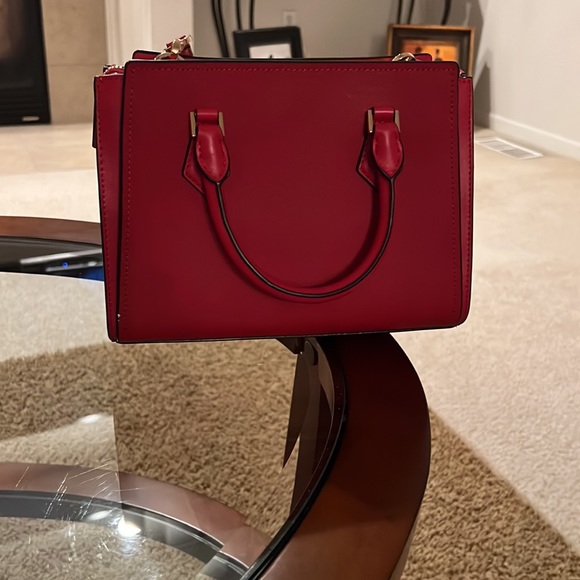 Michael Kors red small satchel, like new. - Picture 3 of 6